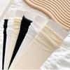 Meias de gelo femininas verão meias de pelo fino primavera e outono meias de gelo de meia panturrilha emagrecimento jk simples all-match meias de cor sólida