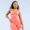 Df Nuevo Conjunto de Chalecos Deportivos, Sujetadores de Cuello Halter, Pantalones Cortos Deportivos para Correr al Aire Libre