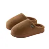 Nuevas Zapatillas Cálidas de Moda y Sencillas para Mujer para Parejas, Zapatillas de Algodón Cómodas, Silenciosas y Antideslizantes para Interior de Invierno para Hombres