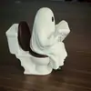 Artesanato Criativo de Resina Transfronteiriço Decoração de Halloween Leitura no Banheiro Fantasminha Fofo Desenho Animado Criativo Decoração de Mesa
