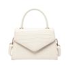 Bolsa Feminina 2025 Nova Bolsa Transversal Nicho Pasta Pequena Quadrada Elegante Versátil Fashion Bolsa de Ombro Estampa Crocodilo Bolsa Baguete