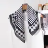Pañuelo Cuadrado Pequeño 100% Algodón, Suave y Amigable con la Piel, Transpirable, Adecuado para Todas las Estaciones, Estilo Artístico, Pañuelo Decorativo Versátil, Bufanda para Cuello para Mujer