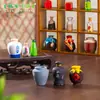 Serie de Botellas de Vino, Ollas de Aceite, Latas de Té para Simulación de Paisaje en Miniatura, Accesorios de Decoración DIY para Casa de Muñecas, Adornos Pequeños para Coche y Escritorio