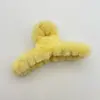 Oufei Le versão coreana do grande clipe de pelúcia de vison outono e inverno parte de trás da cabeça cabelo de coelho clipe de tubarão grampo de cabelo acessórios de cabelo atacado