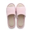 Pantuflas comercio electrónico transfronterizo Amazon hogar interior simple a rayas pareja tpr piso algodón pantuflas para invierno hogar de mujer