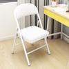 Taburete Simple con Respaldo, Silla Plegable para el Hogar, Silla de Comedor Portátil, Silla de Oficina, Silla de Conferencias, Silla de Computadora