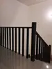Barandilla de escalera de madera maciza, balaustres pequeños para escaleras, postes de barandilla, pasamanos, columnas romanas, postes de escalera de estilo nórdico