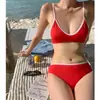 2026 Nuevo Bikini Sexy Transparente de Espalda Descubierta para Aguas Termales Estilo Puro Deseo Traje de Baño para Resort de Aguas Termales para Mujeres