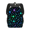 Mochila Ligera de Gran Capacidad Estampada Serie Cielo Estrellado Transfronteriza para Estudiantes de Primaria y Secundaria, Adecuada para Ir a la Escuela, Puede Enviarse Rápido Jit