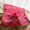 Bufanda Estampada Versátil y Vibrante de Seda Sintética, Pañuelo Cuadrado Pequeño con Acabado de Lujo, Chal de Protección Solar, Bufanda para el Cuello, Pañuelo para la Cabeza, Bufanda Nueva