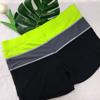 Bañador de comercio exterior para hombre, cómodo, deportivo, personalizado, con borde de color en contraste, moderno, informal, tipo bóxer