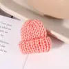 Mini Chapéu de Lã Tricotado de Natal Colorido Criativo Chapéu de Dedo Acessórios de Roupa DIY Acessórios Chapéu Pequeno