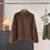 Jaqueta casual feminina nova de fleece para outono, adequada para uso ao ar livre, à prova de vento e leve. 13688