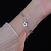 Nueva pulsera de plata esterlina S925 para mujer, joyería de estilo coreano, pulsera para pareja, regalo de cumpleaños, pulsera de puesto de joyería de Corea del Sur