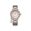 Reloj Vivian Rose Powder Reloj Rosa Oscuro Occidental Reloj de Cuarzo Saturno Banda de Acero Reloj para Mujer Pequeño Azul V Pequeño Reloj Dorado