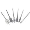 Abridor de Agujeros Carpintería Broca Plana Carpintería Plástico Broca Plana Perforador de Tablero de Madera 10-25mm Juego de 6 Piezas Mango Hexagonal Bolsa para Colgar
