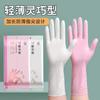 Guantes Desechables de Caucho Nitrilo Duraderos para Limpieza del Hogar, Lavavajillas de Cocina, Látex Especial Grado Alimenticio, Resistentes al Aceite