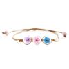 Pulsera de Gema de Tiempo con Espécimen de Planta Fresco y Simple - Tres Vidas, Tres Mundos, Diez Mil Millas de Flores de Durazno Joyería de Flores Secas al por Mayor