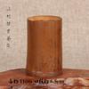 Cesta de peixe mini tecida em bambu feita à mão porta-caneta pequeno cesta pequena de bambu cesta de bambu cesta de armazenamento adereços de dança