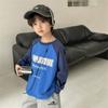 Camiseta de Manga Longa para Meninos Outono 2026, Nova Camiseta Básica Infantil, Top para Meninos, Roupa de Outono para Crianças Maiores