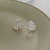 Brincos Pequenos Minimalistas Flor de Onda Tendência 2026 para Mulheres Sem Piercings, Presilhas de Orelha Tipo Espiral de Mosquito, Acessórios Versáteis da Moda