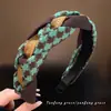 Diadema de Otoño e Invierno para Mujer, Diadema de Ala Ancha para Lavarse la Cara, Recogido de Pelo Retro de Corona Alta, Gorro de Cabeza de Lujo Accesible de Alta Gama para Exteriores