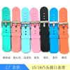 Fornecimento direto da fábrica pulseira de silicone para relógio de telefone infantil fashion 15/16mm interface fivela de pino pulseira de relógio inteligente