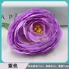Flores artificiales de tono morado, abanico de novia, linterna de festival, pasador DIY, birrete de graduación, kit de materiales para tocado