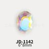Broca redonda japonesa para uñas Espejo Mágico borde ondulado plano diamante destello Espejo Mágico Diamante uña multi-corte cristal