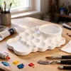 Producto nuevo transfronterizo paleta de burbujas grandes impresa en 3D paleta de acuarela acrílica brillante regalo para artista