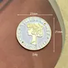 Estilo Fragrante Vintage Cabeça de Beleza com Gotejamento de Óleo Acessórios de Liga de Zinco Grampo de Cabelo com Temperamento Material de Patch para Tiaras Pingente de Colar Pulseira