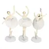 Menina bailarina menina princesa fada bolo de aniversário sobremesa decoração de confeitaria dançando decoração de dança conjunto de três peças