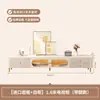 Estilo Cream Armário de TV de Madeira Maciça Sala de Estar Casa Simples Moderno 2025 Novo Combinação de Mesa de Centro de Ardósia com Armário de TV