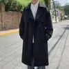 Ins japonés versátil nuevo literario simple popular otoño estilo coreano moderno holgado largo hasta la rodilla gabardina moderno Harajuku