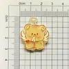 Acrílico Pequeño Fresco Dibujos Animados Lindo Parche Oso de Mantequilla Pasador Broche Hebilla para Zapato Material Accesorios de Joyería DIY