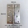 Dobradiça Pequena de Rolamento 2 polegadas 2,5 polegadas 3 polegadas 4 polegadas Porta de Guarda-Roupa Janela Dobradiça de Armário Dobradiça de Armário Abertura Plana Dobrável Dobradiça Preta