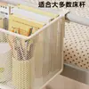 Cesta colgante para mesita de noche de dormitorio, estante de almacenamiento para barandilla de cama para productos de cuidado de la piel y cargadores, porta pañuelos, marcadores y teléfono para la oficina
