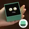 Brincos de Pérola Elegantes para Mulheres, Brincos de Alta Qualidade Novo Design 2025 Brincos com Agulha de Prata 925