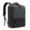 Estructura de caja de una pieza Spot Mochila de negocios Puerto de carga USB mochila de viaje para hombres viaje de corta distancia logo