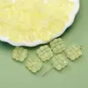 Cuentas de Vidrio de Colores Degradados con Carácter de Fortuna y Agujero Recto, Cuentas con Colgante de Vidrio de Paz, Pasador de Estilo Antiguo Pulsera DIY