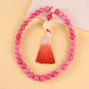 Atacado Pulseiras de Contas Redondas Bodhi de Dopamina, Contas Bodhi Oleosas e Brilhantes, Pulseiras Esculpidas na Raiz para Homens e Mulheres, Contas Budistas, Contas Redondas Bodhi