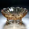 Prato de Frutas de Cristal Único Jiayuan Prato Criativo para Lanches de Frutas Secas Prato de Frutas de Vidro Doméstico Presente de Promoção para Eventos Corporativos