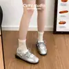 Zapatos Mary Jane Deportivos de Ballet Súper Populares para Mujer 2026 Nuevo Estilo Verano Zapatillas con Velcro Zapatos Casuales Transpirables