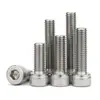 En Stock Tornillos de Acero Inoxidable 316 Cabeza Cilíndrica con Zócalo Hexagonal Din912 M3--M6 Tornillos con Cabeza de Copa y Zócalo Hexagonal