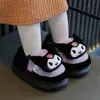 Pantuflas de dibujos animados y zapatos de algodón para niños y niñas, pantuflas de algodón cálidas y gruesas estilo familiar para el hogar, disponible para dropshipping
