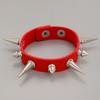 Pulseira de Rebites Personalizada Estilo Punk Subcultura Europeia e Americana Pulseira de Couro da Moda para Casal Pulseira Rock Gótico
