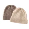 Suave y mullido gorro de cachemira 2026 Otoño/Invierno Nuevo Estilo Unisex Casual Protección para las Orejas Gorro Plegable Tejido de Punto Moda Gorro Tejido