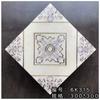 Azulejos de cristal para banheiro estilo europeu banhados a ouro 300x300 cozinha Porcelana K-gold Micro-pó Espessado Esmaltado Varanda Antiderrapante Azulejos de Piso