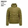 Nueva chaqueta de algodón transfronteriza 2026, chaqueta de algodón ligera con capucha casual para hombre, abrigo de algodón con relleno de plumón engrosado para jóvenes y personas de mediana edad