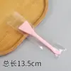 Beleza Silicone Brush Máscara Pincel Maquiagem Escova de cabelo macio Mud Mask Beauty Makeup Tools Fan-shaped Fruit Acid Brush